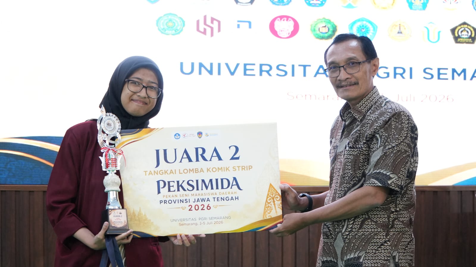 Mahasiswa DKV ISI Surakarta Raih Juara II Lomba Komik Strip Peksimida Jateng 2026