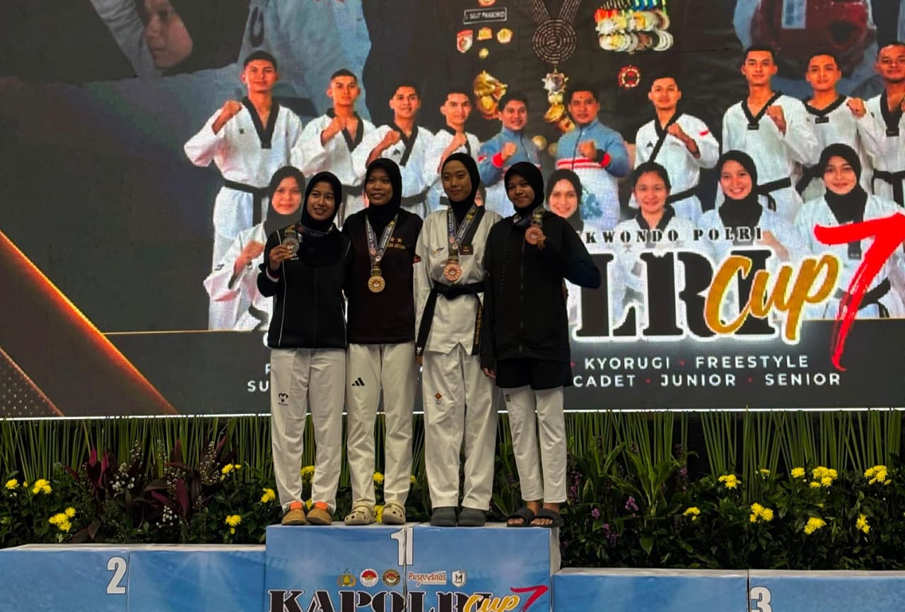 Polwan Polresta Surakarta Raih Juara 1 Taekwondo Kapolri Cup VII 2026