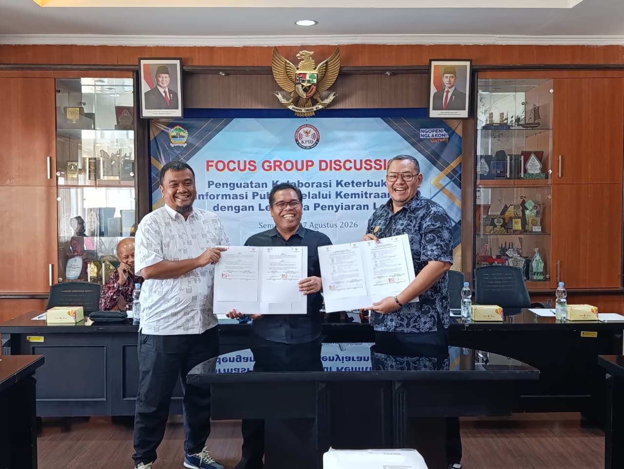 KPID-KI Jateng Sepakati Kolaborasi, Kerja Sama Pemda dengan Media Lokal Pengaruhi Penilaian Keterbukaan Informasi