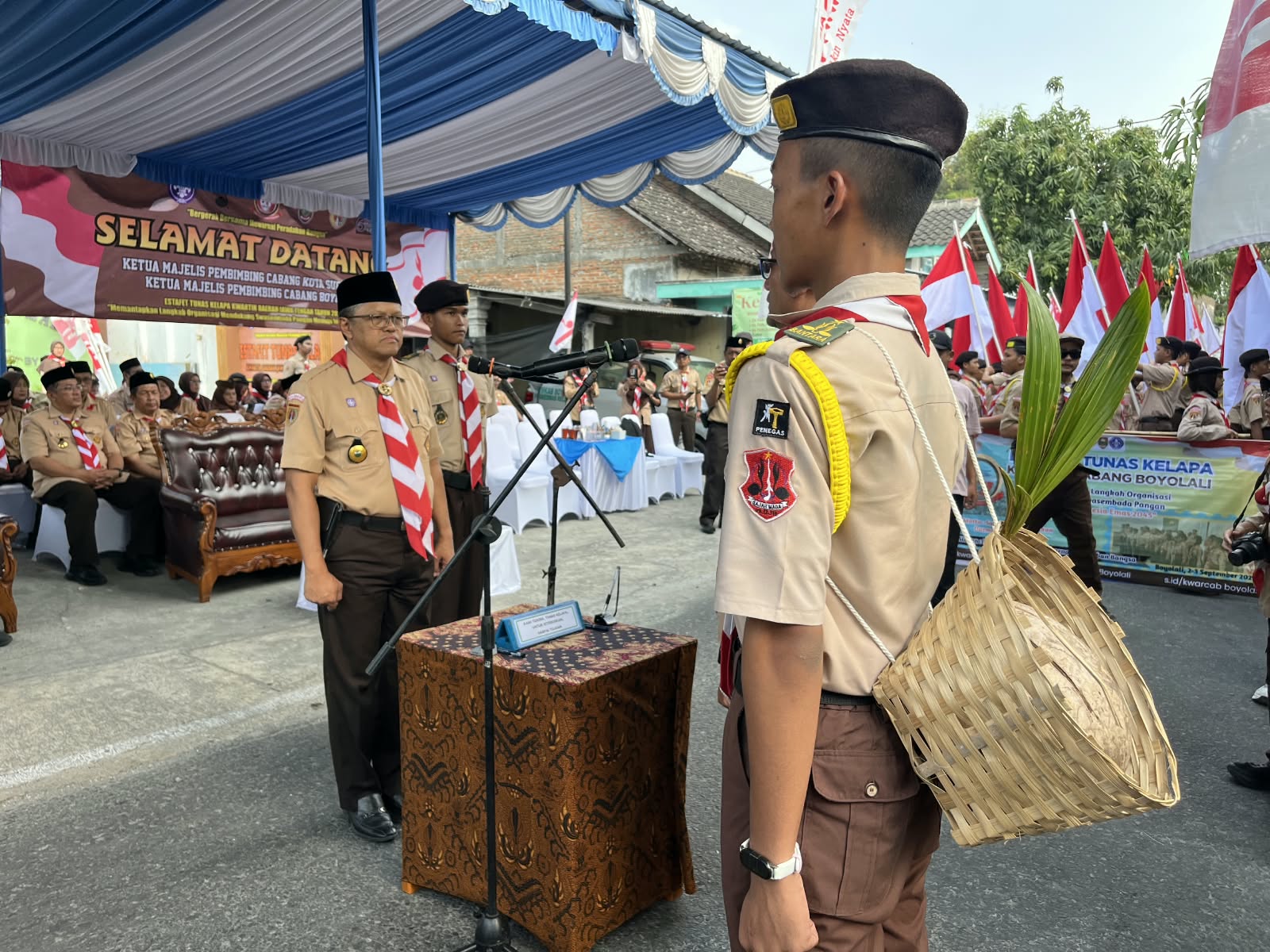 Estafet Tunas Kelapa Surakarta-Boyolali, Sekda Budi Murtono Tekankan Semangat Persatuan