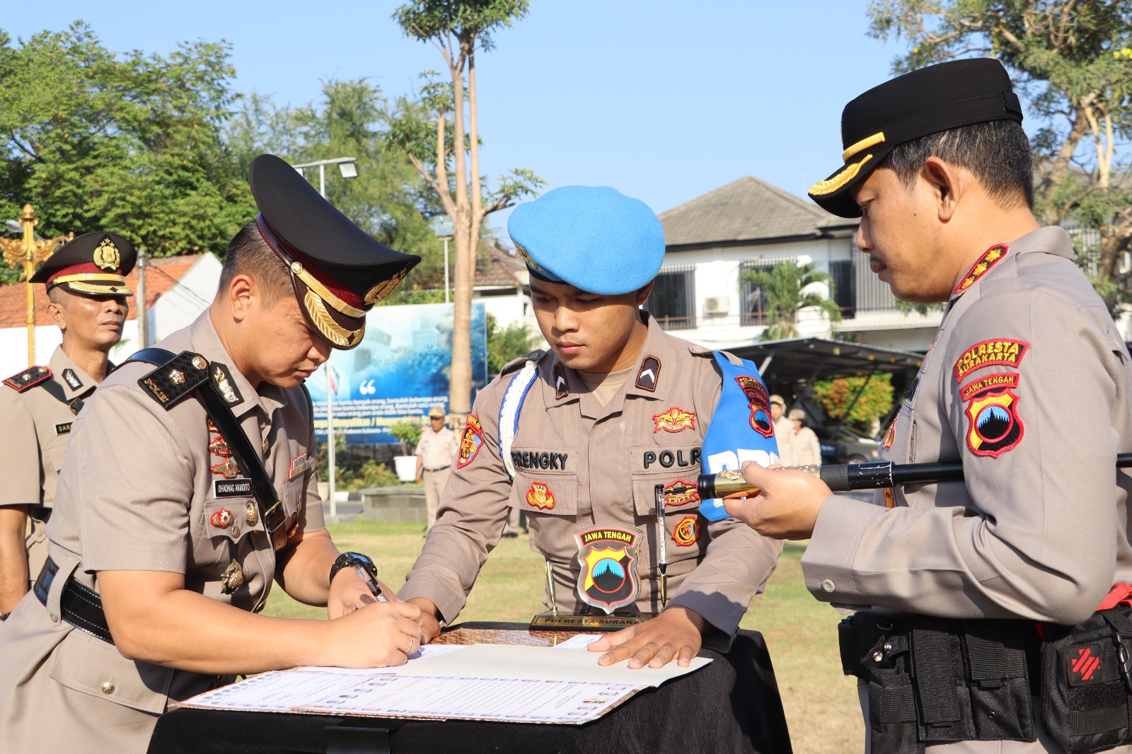 Tiga Jabatan Strategis di Polresta Surakarta Berganti, Kapolresta Minta Pejabat Baru Segera Beradaptasi