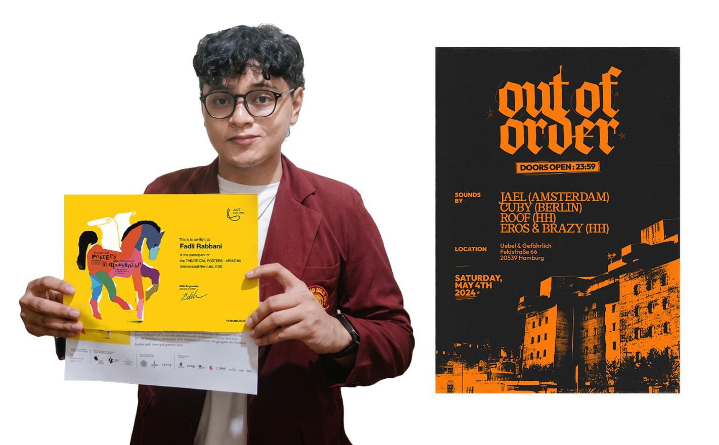Mahasiswa DKV ISI Surakarta Tembus Biennale Internasional Armenia, Masuk 203 Poster Terbaik dari 1.708 Karya